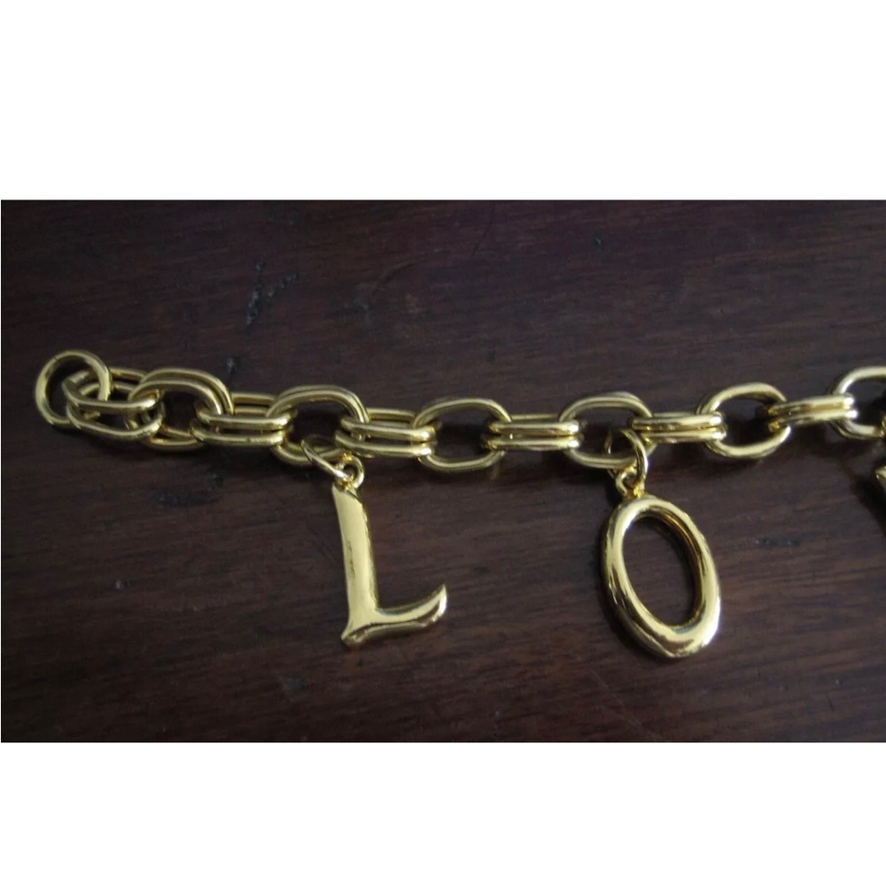 Fred Hayman“the godfather of Rodeo Drive”Beverly Hills with Love Charm Bracelet - Picture 2 of 5